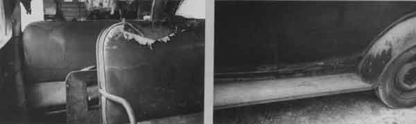 The condition of the seats tells how much wear the whole truck endured; and If you can see rot on the outside of the lower body panels, the inner panels will need welding, too.